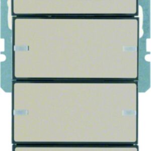Tastsensor 3fach mit Beschriftungsfeldern, RTR, Display Berker Q.1/Q.3 anthrazit, Berker 75663726