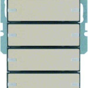 Tastsensor 5fach mit Beschriftungsfeldern, RTR, Display Berker Q.1/Q.3 anthrazit, Berker 75665726