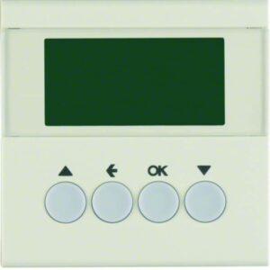 KNX-Funk Jalousie-Schaltuhr quicklink Berker S.1 weiß, glänzend, Berker 85745182