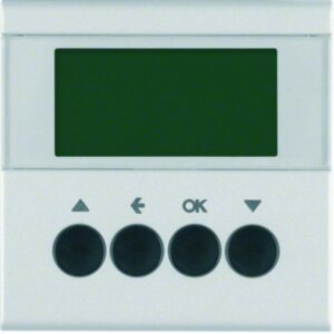 KNX-Funk Jalousie-Schaltuhr quicklink Berker B.7 alu, matt, Berker 85745183