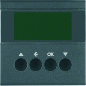 KNX-Funk Jalousie-Schaltuhr quicklink Berker S.1/B.3/B.7 anthrazit, matt, Berker 85745185