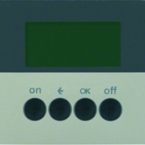 KNX-Funk Zeitschaltuhr quicklink Berker K.5 edelstahl, lackiert, Berker 85745273