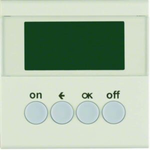 KNX-Funk Zeitschaltuhr quicklink Berker S.1 weiß, glänzend, Berker 85745282