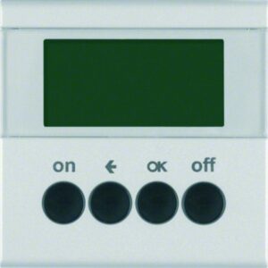 KNX-Funk Zeitschaltuhr quicklink Berker B.7 alu, matt, Berker 85745283