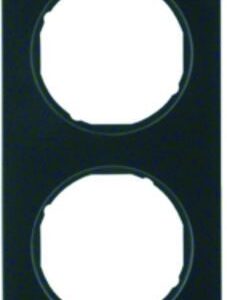 Rahmen Berker R.1 Glas, schwarz, Berker 10142116