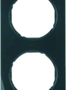 Rahmen Berker R.1 schwarz, glänzend, Berker 10142145
