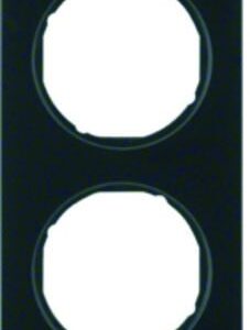 Rahmen Berker R.3 Glas, schwarz, Berker 10142216