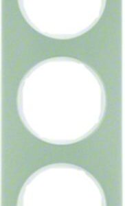 Rahmen Berker R.1 Edelstahl/polarweiß, Berker 10152114
