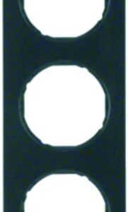 Rahmen Berker R.1 schwarz, glänzend, Berker 10152145