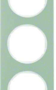 Rahmen Berker R.3 Edelstahl/polarweiß, Berker 10152214