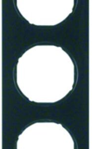 Rahmen Berker R.3 schwarz, glänzend, Berker 10152245