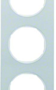 Rahmen Berker R.3 Alu/polarweiß, Berker 10152274
