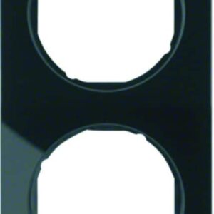 Rahmen Berker R.3 Glas, schwarz, Berker 10122216
