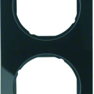 Rahmen Berker R.1 Glas, schwarz, Berker 10122116