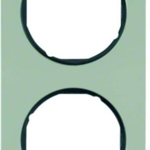 Rahmen Berker R.3 Edelstahl/schwarz, Berker 10122204
