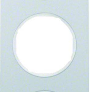 Rahmen Berker R.3 Alu/polarweiß, Berker 10132274