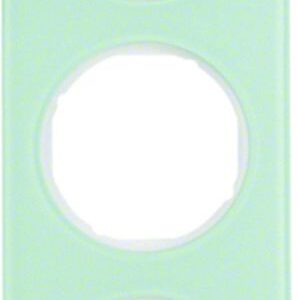 Rahmen Berker R.1 Glas, polarweiß, Berker 10132109