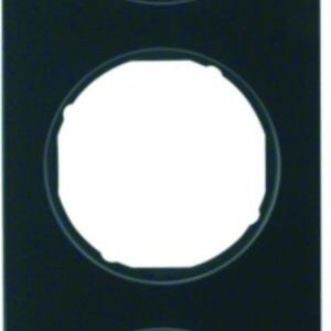 Rahmen Berker R.1 Glas, schwarz, Berker 10132116