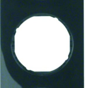 Rahmen Berker R.1 schwarz, glänzend, Berker 10132145