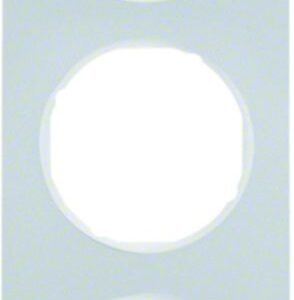 Rahmen Berker R.1 Alu/polarweiß, Berker 10132174