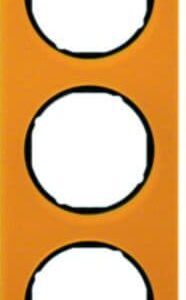 Rahmen Berker R.1 orange transparent/schwarz glänzend, Berker 10152334