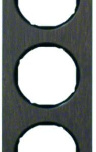 Rahmen Berker R.1 Eichenholz/schwarz glänzend, Berker 10152354