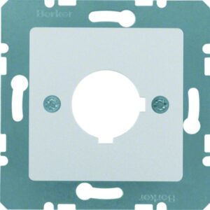 Zentralplatte für Melde- und Befehlsgerät Ø 22,5 mm Zentralplattensystem Alu, Berker 14327003