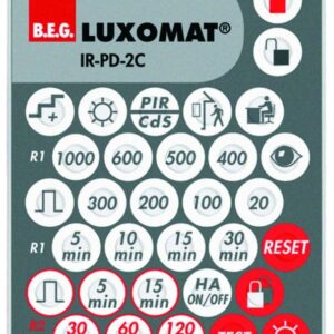 Infrarot-Fernbedienung für 2-Kanal Präsenzmelder BEG 92475