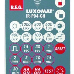 Infrarotfernbedienung zur bequemen Einstellung BEG 92215