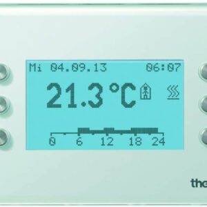 KNX Display mit Multifunktion, Einzelraumregelung und Zeitschaltuhr THEBEN 8269210