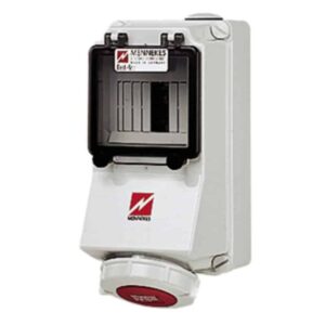 Wanddose, 32A4p6h400V, IP67, Mennekes 7131