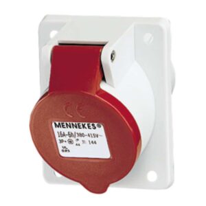 Anbaudose TwinCONTACT, 16A4p6h400V, IP44, Mennekes 154