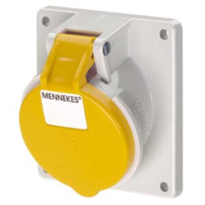 Anbaudose TwinCONTACT, 16A5p4h110V, IP44, Mennekes 1642