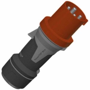 Stecker PowerTOPXtra, 63A4p6h400V, IP44, Mennekes 13106