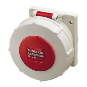Anbaudose, 32A4p3h380-440V, IP67, Mennekes 2123A