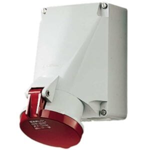 Wanddose, 63A5p6h400V, IP44, Mennekes 21253A