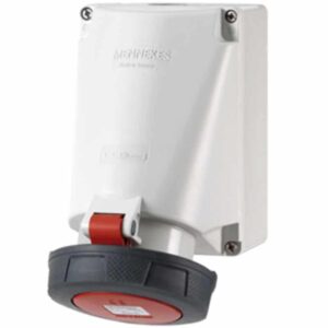 Wanddose, 63A5p6h400V, IP67, Mennekes 21361A