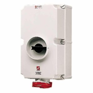 Wanddose DUO, 125A5p6h400V, IP67, Mennekes 5692A