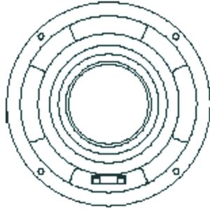 WHD PM 166-A/2-8 Lautsprecher-Chassis 2-Wege, 8 OHm 130170020230900