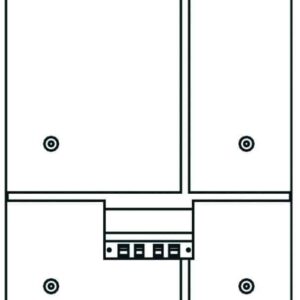 WHD WL 6 grau - Rückwand mit  2-adr.Litze   109136030000000