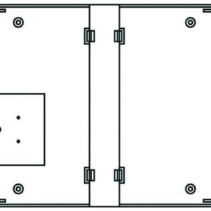 WHD RW ZL 135 weiß Rückwand für ZL 135,  109135030010000