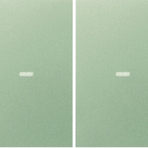 KNX K.5 Abdeckung 2fach mit klarer Linse, edelstahl matt, Berker 80960373