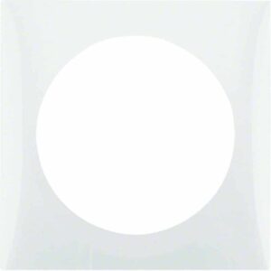 Rahmen 1fach Integro Flow polarweiß glän, Berker 918272509
