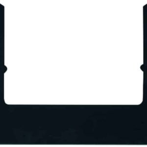 Designrahmen eckig Glas, schwarz, Berker 13196616