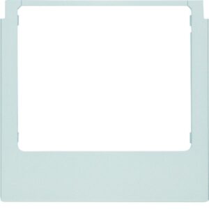 Designrahmen eckig alu matt, lackiert, Berker 13196424