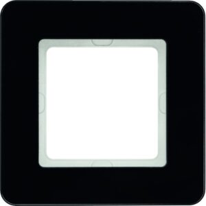 Rahmen Berker Q.7 Glas schwarz, Berker 10116076
