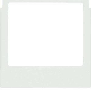 Designrahmen eckig polarweiß matt, Berker 13191909