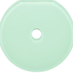 Serie Glas Endrahmen für Drehschalter/-taster, polarweiß glänzend, Berker 109409