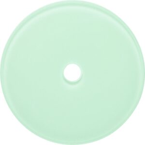 Serie Glas Rahmen für Drehschalter/-taster, polarweiß glänzend, Berker 109009