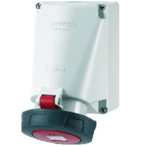 Wanddose, 125A4p6h400V, IP67, Mennekes 21233